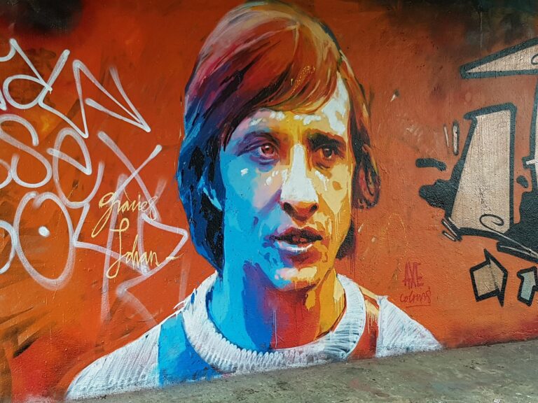 johan cruyff graffiti